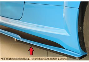 Faldon lateral Rieger Audi TT (8J-FV/8S) 09.18- (ex facelift) coupe, roadster TTS (8J-FV/8S) 09.18- (ex Facelift) coupe, roadste