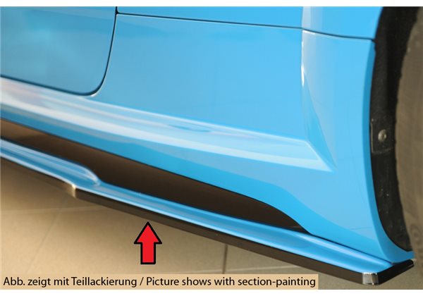 Faldon lateral Rieger Audi TT (8J-FV/8S) 09.18- (ex facelift) coupe, roadster TTS (8J-FV/8S) 09.18- (ex Facelift) coupe, roadste