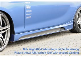 Faldon lateral Rieger BMW 1-series F20 (1K4) 09.11-03.2015 (antes facelift), 05.2015- (ex facelift) sedan / 4-puertas