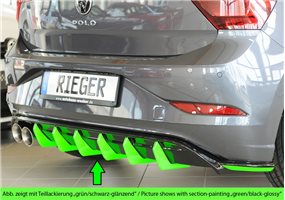 Añadido trasero Rieger VW Polo (AW) GTI 06.21- (ex facelift) 5-puertas