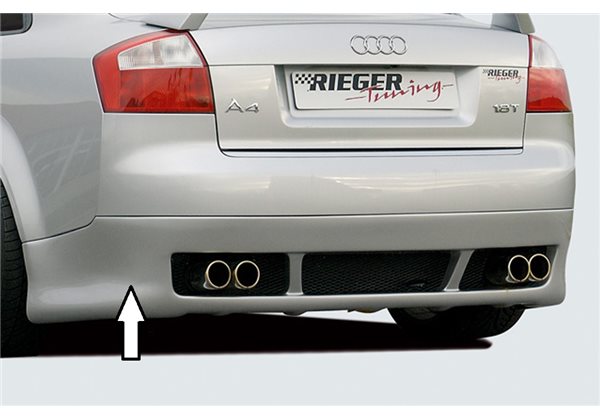 Añadido trasero Rieger Audi A4 (8E) type B6 11.00-10.04 sedan