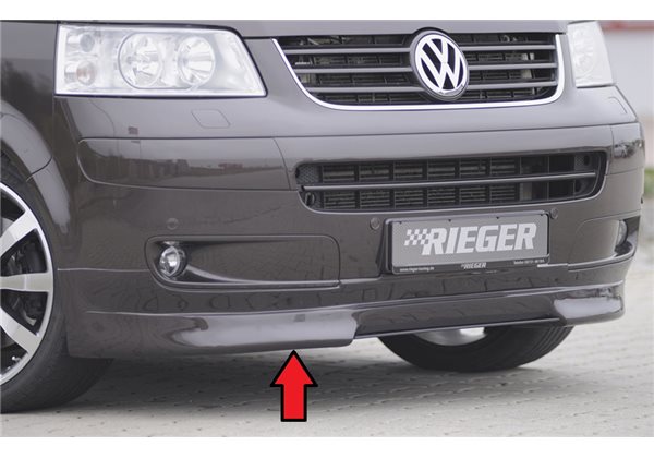 Añadido delantero Rieger VW T5 bus 04.03-08.09 (antes facelift)