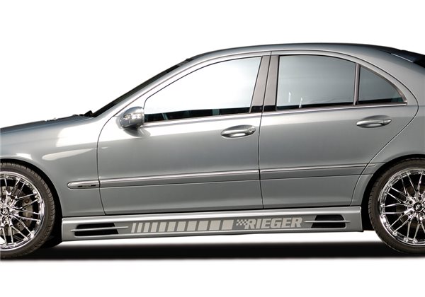 Faldon lateral Rieger Mercedes C-Class (W203) 05.00- sedan, t-model, sportcoupe