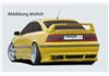 Faldon lateral Rieger Opel Calibra (A) 03.90- 3-puertas