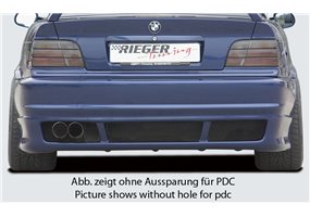 Añadido trasero Rieger BMW 3-series E36 cabrio, coupe, sedan, touring