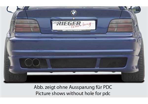 Añadido trasero Rieger BMW 3-series E36 cabrio, coupe, sedan, touring