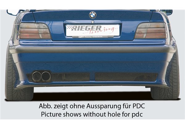 Añadido trasero Rieger BMW 3-series E36 cabrio, coupe, sedan, touring