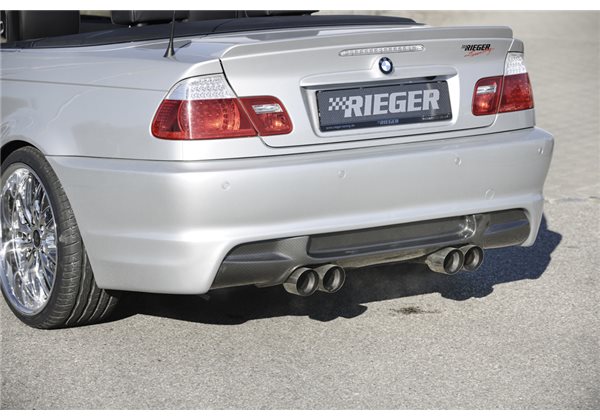 Añadido trasero Rieger BMW 3-series E46 02.98-12.01 (antes facelift) cabrio, coupe, sedan
