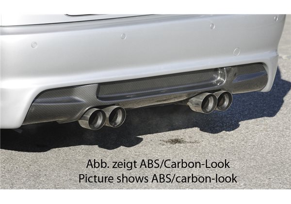 Añadido trasero Rieger BMW 3-series E46 02.98-12.01 (antes facelift), 02.02- (ex facelift) cabrio, coupe, sedan