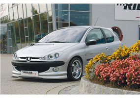 Añadido delantero Rieger Peugeot 206 09.98-05.06 cabrio CC, sedan