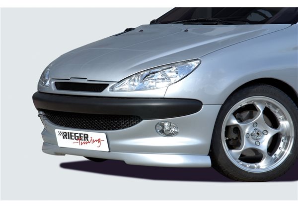 Añadido delantero Rieger Peugeot 206 09.98-05.06 cabrio CC, sedan