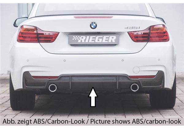 Añadido trasero Rieger BMW 4-series F32 (3C) 11.12-06.15 (antes facelift), 07.15- (ex facelift) LCI coupe (3-puertas) 4-series F