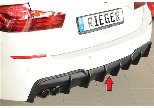 Añadido trasero Rieger BMW 5-series F10 (5L) 03.10-06.13 (antes facelift), 07.13- (ex facelift) LCI sedan 5-series F11 (5K) 09.1