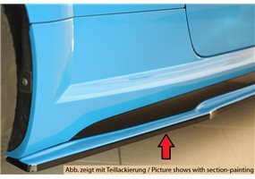 Faldon lateral Rieger Audi TT (8J-FV/8S) 09.18- (ex facelift) coupe, roadster TTS (8J-FV/8S) 09.18- (ex Facelift) coupe, roadste