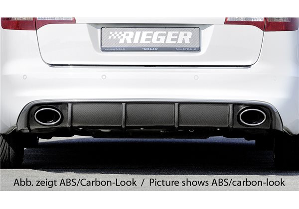 Añadido trasero Rieger Audi A6 (4F) 10.08-08.11 (ex facelift) sedan, avant