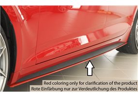 Faldon lateral Rieger Audi A5 (B9/F5) 07.16-12.19 (antes facelift) sportback A5 S5 (B9/F5) 11.16-12.19 (antes facelift) sportbac