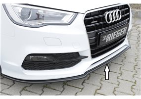 Añadido delantero Rieger Audi A3 (8V) 07.12-08.16 (antes facelift) 5-puertas (sedan 8VS), 3-puertas (cabrio 8V7) A3 S3 (8V) 05.1