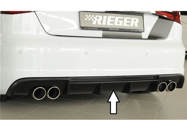 Añadido trasero Rieger Audi A3 (8V) 07.12-08.16 (antes facelift) 3-puertas (hatchback 8V1), 5-puertas (sportback 8VA)