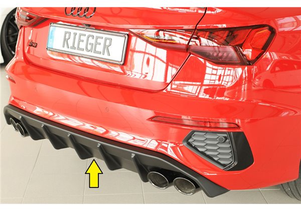 Añadido trasero Rieger Audi A3 S3 (GY) 07.20- 5-puertas (sportback) A3 (GY) 11.19- 5-puertas (sportback)