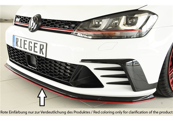 Añadido delantero Rieger VW Golf 7 GTI Clubsport 02.16- 3-puertas, 5-puertas