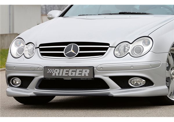 Añadido delantero Rieger Mercedes CLK (W209) 00.02-06.04 (antes facelift / antes model 2005) cabrio, coupe