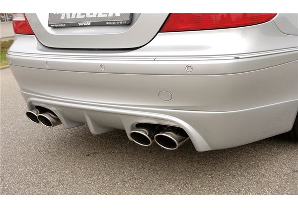Añadido trasero Rieger Mercedes CLK (W209) 00.02-06.04 (antes facelift / antes model 2005), 07.04- (ex facelift / ex model 2005)
