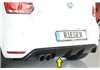 Añadido trasero Rieger VW Polo 6 GTI (6R) 05.10-01.14 (antes facelift) 3-puertas, 5-puertas