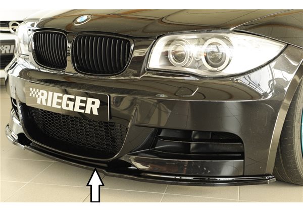 Añadido delantero Rieger BMW 1-series E82, E88 (182 / 1C) 10.07- cabrio, coupe