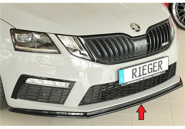 Añadido delantero Rieger Skoda Octavia RS (5E) 02.17- (ex facelift) station wagon, sedan