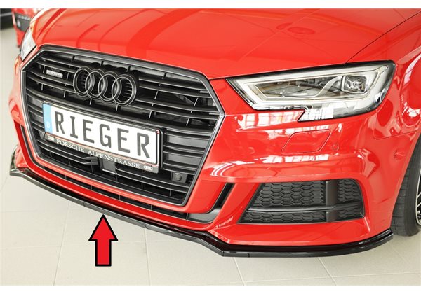 Añadido Rieger Audi A3 (8V) 09.16- (ex facelift) 5-puertas (sedan 8VS), 3-puertas (cabrio 8V7) A3 S3 (8V) 09.16- (ex facelift) 3