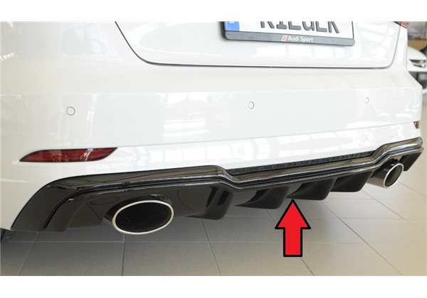 Añadido trasero Rieger Audi A3 (8V) 09.16- (ex facelift) 3-puertas (hatchback 8V1), 5-puertas (sportback 8VA) A3 S3 (8V) 09.16- 