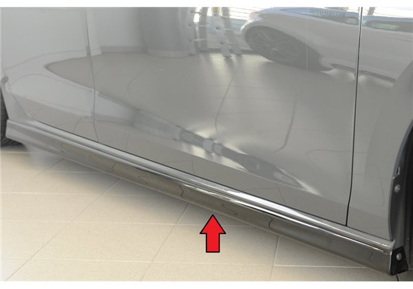 Faldon lateral Rieger Seat Golf 7 10.12-12.16 (antes facelift), 02.17- (ex facelift) 5-puertas, 3-puertas Golf 7 GTI 04.13-12.16