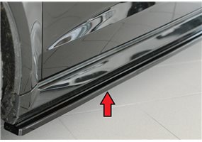 Faldon lateral Rieger Audi RS3 (8V) 04.15-01.17 (antes facelift), 02.17- (ex facelift) 5-puertas (sportback 8VA / 8VF)