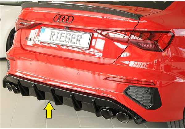 Añadido trasero Rieger Audi A3 S3 (GY) 07.20- 5-puertas (sedan) A3 (GY) 11.19- 5-puertas (sedan)