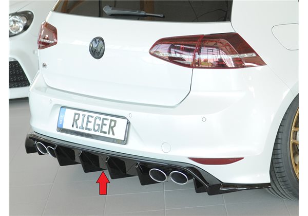 Añadido trasero Rieger VW Golf 7 R 12.13-12.16 (antes facelift) 3-puertas, 5-puertas Golf 7 R-Line 10.12-12.16 (antes facelift) 