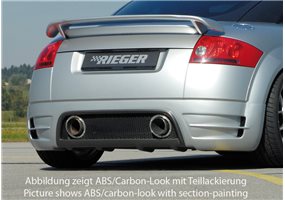 Añadido trasero Rieger Audi TT (8N) 98-03 coupe, roadster