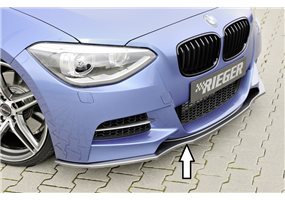 Añadido delantero Rieger BMW 1-series F20 (1K4) 09.11-03.2015 (antes facelift) sedan / 4-puertas 1-series F21 (1K2) 09.12-03.201