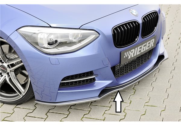 Añadido delantero Rieger BMW 1-series F20 (1K4) 09.11-03.2015 (antes facelift) sedan / 4-puertas 1-series F21 (1K2) 09.12-03.201