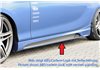 Faldon lateral Rieger BMW 1-series F20 (1K4) 09.11-03.2015 (antes facelift), 05.2015- (ex facelift) sedan / 4-puertas