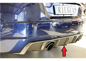 Añadido trasero Rieger Audi TT (8J-FV/8S) 07.14-08.18 (antes facelift), 09.18- (ex facelift) coupe, roadster