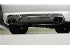 Añadido trasero Rieger BMW 3-series E46 02.98-12.01 (antes facelift), 02.02- (ex facelift) cabrio, coupe, sedan