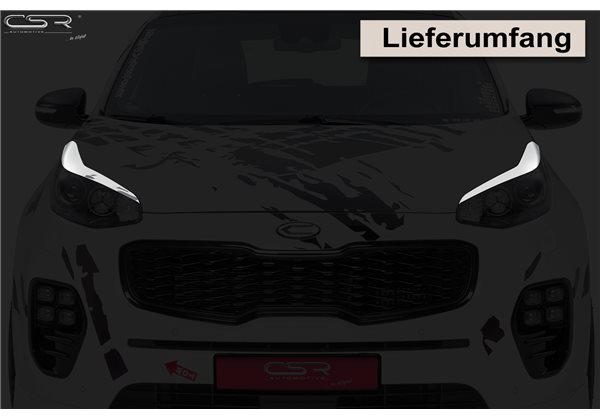 Juego de pestañas Kia Sporage QL todos 2015-