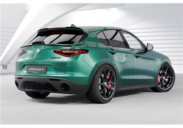 Añadido Aleron Alfa Romeo Stelvio Cupra R St 2017- plastico abs