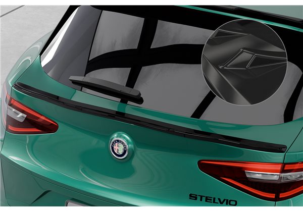 Añadido Aleron Alfa Romeo Stelvio Cupra R St 2017- plastico abs