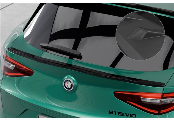 Añadido Aleron Alfa Romeo Stelvio Cupra R St 2017- plastico abs