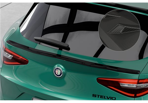 Añadido Aleron Alfa Romeo Stelvio Cupra R St 2017- plastico abs