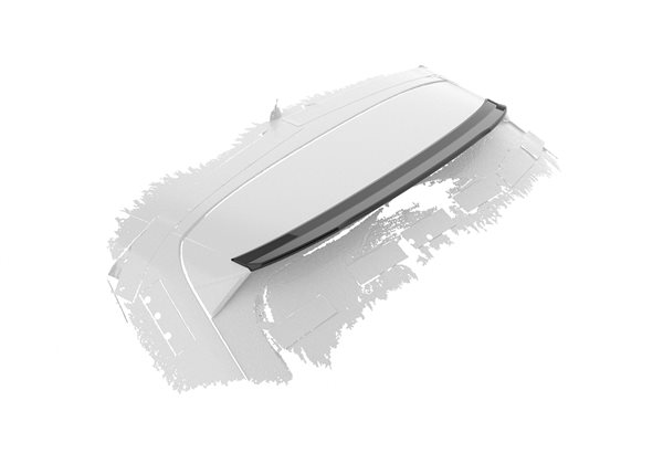 Añadido Aleron Audi A3 (8y) Touring (basis, M Sportpaket, M Sportpaket Pro) 2020- plastico abs
