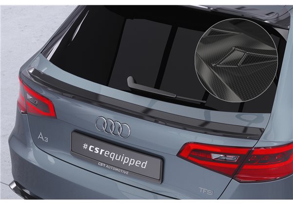 Añadido Aleron Audi A3 8v 3- Und 5-türer 2012-2020 plastico abs