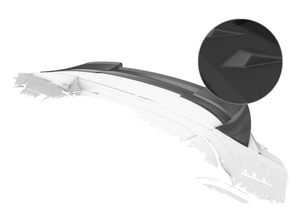 Añadido Aleron Audi A3 8v Cabrio Und Coupe 2012-2020 plastico abs