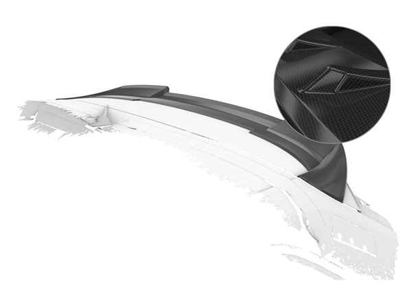 Añadido Aleron Audi A3 8v Cabrio Und Coupe 2012-2020 plastico abs